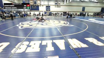 120 lbs Round Of 32 - Logan Harris, Ringers vs Michael Saintil, Lyman Mem/Windham Tech