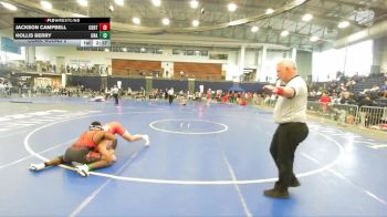 174 lbs Cons. Round 2 - Hollis Berry, Unattached vs Jackson Campbell, Cortland