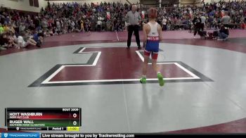 J-8 lbs Quarterfinal - Hoyt Washburn, Indee Mat Club vs Ruger Wall, Southern River Gladiators