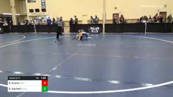 56 lbs Consolation - Brayden Evans, West Fairmont vs Ryder Ascherl, Ranger Pride