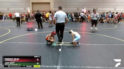 47 lbs Round 1 (6 Team) - Merrick Milks, Illinois King Pins vs Liam Gatt, Backyard Brawlers