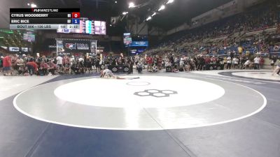 126 lbs Cons. Rd Of 128 - Cyrus Woodberry, Michigan vs Eric Bice, Nevada