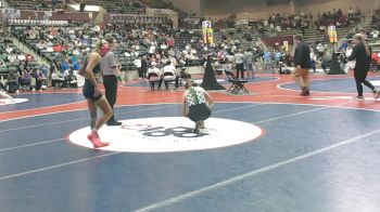 5A 130 lbs Cons. Semi - Brinkley Hathcote, Pulaski Academy vs Jaiden Salinas-Ryun, VAN BUREN HIGH SCHOOL