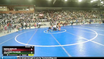 53 lbs Champ. Round 1 - Royce Barajas, Moses Lake WC vs Kalayden Fulwiler, Ronan WC