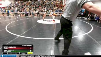 220 lbs Champ. Round 2 - Stetson Davis, Powell vs Pablo Meza, Rock Springs