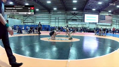 100 lbs Cons. Semi - Bronwynn Garrett, Fernley vs Elexa Reyes, Spring Valley