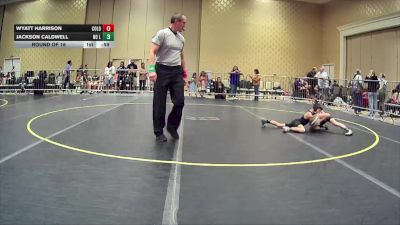 53 lbs Round Of 16 - Wyatt Harrison, Colorado Outlaws vs Jackson Caldwell, No Limits WC