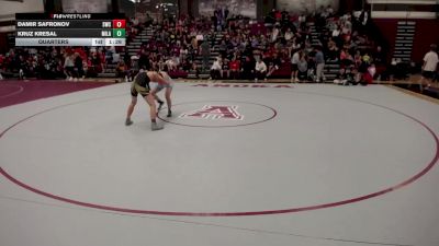 132 lbs Quarters - Damir Safronov, Simley Wrestling Club vs Kruz Kresal, Mille Lacs