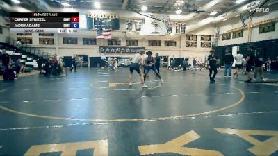 157 - 165 lbs Cons. Semi - Carter Stritzel, Wildwood vs Jaden Adams, DDWT