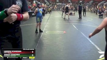 112 lbs 5th Place Match - Andrew Schmeding, Gull Lake WC vs Emmitt Stanchina, Kingsford Youth WC