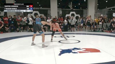 65 kg Cons. Sub-rd Of 32 - Daeton Johnson, Unattached vs Mason Goelz, Contenders Wrestling Academy