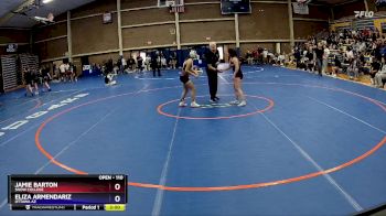 110 lbs Cons. Round 2 - Eliza Armendariz, Ottawa AZ vs Jamie Barton, Snow College