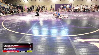 130 lbs Placement - Madison Hobbs, MoWest Wild Dragons vs Caitlyn Van Praag, Midwest Misfitz