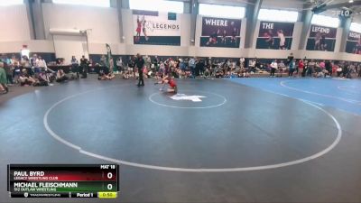 85 lbs Cons. Round 2 - Paul Byrd, Legacy Wrestling Club vs Michael Fleischmann, 512 Outlaw Wrestling