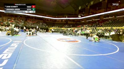 150 Class 3 lbs Champ. Round 1 - Josh Schmitt, Vianney vs Brennen Green, Smithville