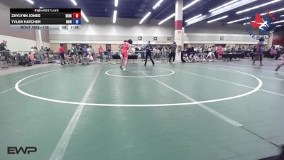 138 lbs Round Of 16 - Zaylynn Jones, Berkner High School Wrestling vs Tyler Hatcher, Grind Wrestling Club