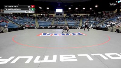 133 lbs 1st Place Match - 1 Aaron Lucio, Southeastern vs 2 Gabe Gonzales, Grand View