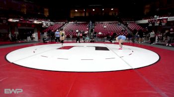 140 lbs Round Of 16 - Gage Vaughn, Caddo High School Girls vs Emily Weathers, Bartlesville High School Girls