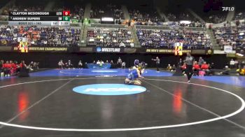 165 lbs Semifinal - Clayton McDonough, Luther vs Andrew Supers, Baldwin Wallace