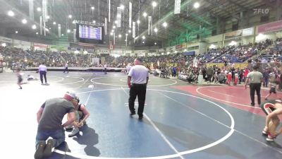 85 lbs Round Of 16 - Eli Rivera, Del Norte vs Bryson Davis, Dove Creek Bulldogs