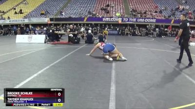 180 lbs Semis (4 Team) - Brooke Schilke, Hastings vs Taydem Khamjoi, Texas Wesleyan