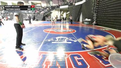110 lbs Quarterfinal - Robert McLaulin, Circle Training Center Wrestling vs Matthew Ramos, Woodland Wrestling