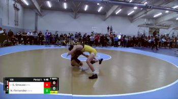 126 lbs Quarterfinal - Soloman Smouse, Brighton vs Niko Fernandez, Pueblo East