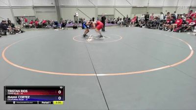 132 lbs Semis & 3rd Wb (16 Team) - Tristan Rios, Texas Blue vs Isaiah Cortez, California Blue