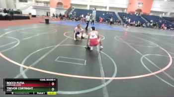 133 lbs Cons. Round 4 - Rocco Futia, Cortland State vs Trevor Cortright, Utica