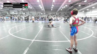 70 lbs Rr Rnd 2 - Jackson Bish, Ragin Raisins Catawba ES vs Owen Adams, Knights Wrestling Club