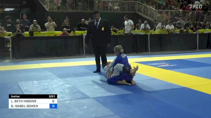 LYNZIE BETH HIGGINS vs BRODIE ISABEL BOWEN 2023 Pan Kids Jiu Jitsu IBJJF Championship