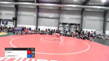 60 kg Consolation - Kollin Rath, Beca Gold vs Jayden Lafrenaye, USAW Maine