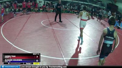 120 lbs Cross Bracket (8 Team) - Saxon Bristol, Hawaii vs Jayden Davidson, Utah