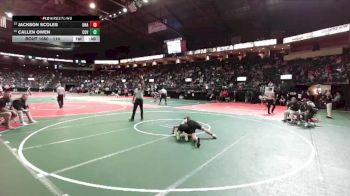 114 lbs Cons. Round 3 - Jackson Scoles, Unattached vs Callen Owen, COV3