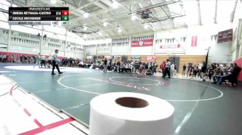 115 lbs 7th Place Match - Cecile Michener, Healdsburg vs Jimena Reynaga-Castro, St Helena