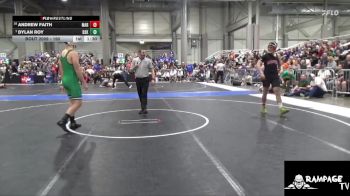 190 lbs Champ. Round 1 - Dylan Roy, De Soto Kids vs Andrew Faith, Marysville