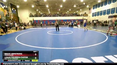 165 lbs Champ. Round 1 - Brock Armstrong, Coeur D Alene vs Logan Figueroa-Castor, East Valley (Spokane)