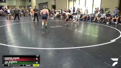 157 lbs Round 1 (32 Team) - Cooper Moore, Guerrilla Red vs Leo Roberts, Indy WC