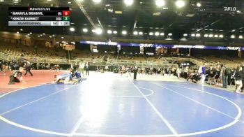 235 lbs Quarterfinal - Makayla Brianvil, Lincoln Park Academy vs Kenzie Barrett, South Dade