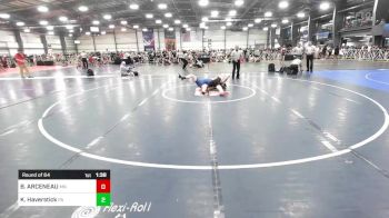 132 lbs Round Of 64 - BENNET ARCENEAU, MN vs Kyle Haverstick, PA