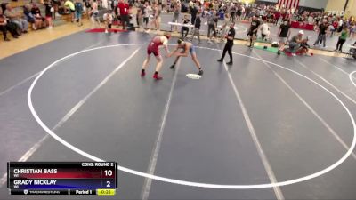 132 lbs Cons. Round 5 - Jack Bridenstine, MN vs Jacob Alvarez, IL