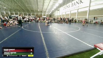 90 lbs Finals (8 Team) - Driggs Deeter, Sanderson vs River Knight, Ravage