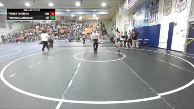 115 lbs Cons. Round 6 - Emily Romero, Etiwanda vs Daniela Angeles, Poly/Long Beach