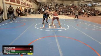 285 lbs Cons. Round 5 - Johnny Yates, Bloomfield vs Nico Webster, Boulder Creek