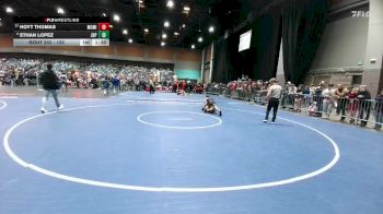132 lbs Champ. Round 1 - Hoyt Thomas, McMinnville vs Ethan Lopez, Pitman
