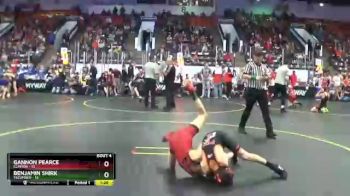 77 lbs Round 2 (4 Team) - Gannon Pearce, Clinton vs Benjamin Shirk, Tecumseh