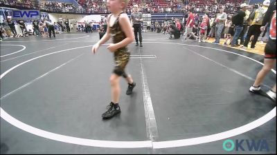 55 lbs Quarterfinal - Easton Lee, Red Ryder Wrestling Club vs Lincoln Hartley, ARDMORE TAKEDOWN CLUB