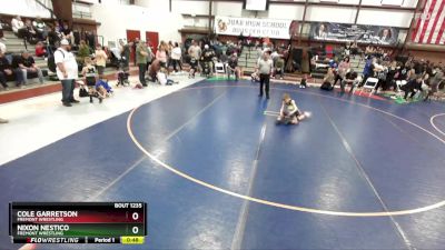 58 lbs Cons. Round 2 - Cole Garretson, Fremont Wrestling vs Nixon Nestico, Fremont Wrestling