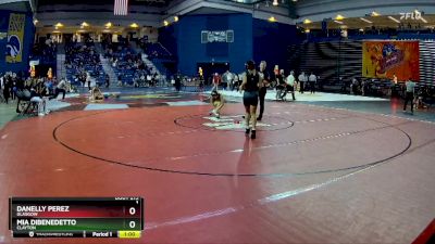 100 lbs Cons. Round 2 - Mia DiBenedetto, Clayton vs Danelly Perez, Glasgow