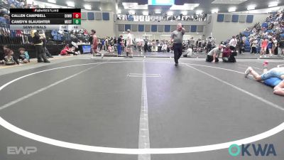 119-126 lbs Semifinal - Callen Campbell, Cowboy Wrestling Club vs Camdyn Slaughter, Mustang